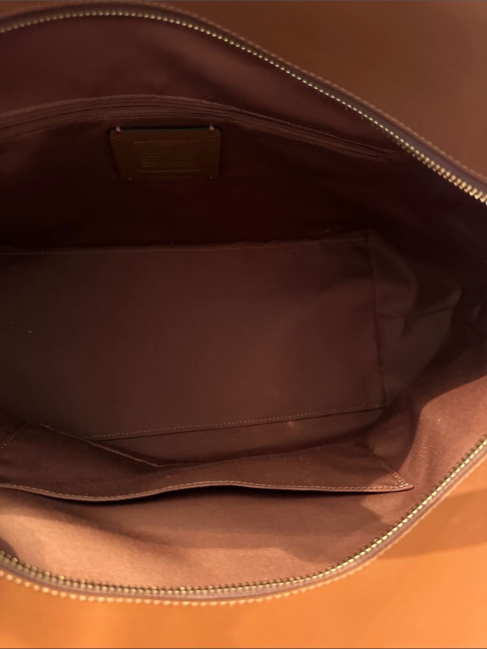 COACH MEADOW SHOULDER BAG -Suede and leather - Picture 8 of 8